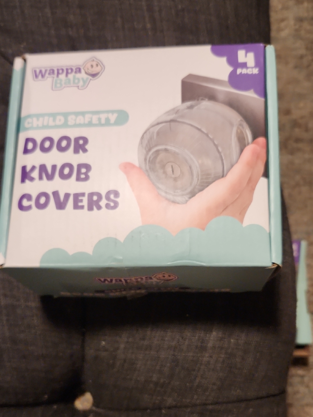 Wappa Baby Child Safety Door Knob Covers - Clear